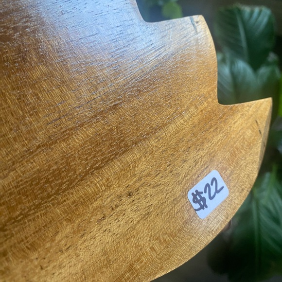 Wooden Lotus Shaped Tray - Picture 6 of 8